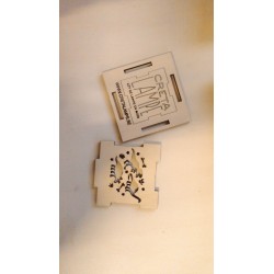 Kit  Dinosaure - lampe cube en bois à monter - dessin dinosaure